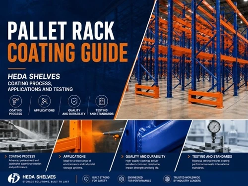 Pallet Rack Coating: HEDA SHELVES Coating Process, Applications and Testing