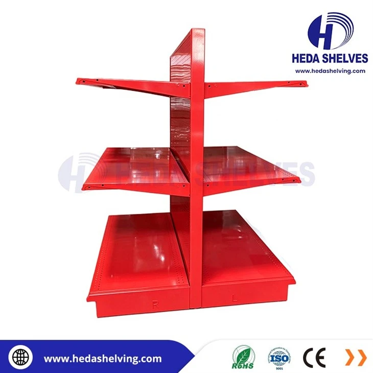 Lozier / Madix Style Metal Gondola Shelving factory Lozier / Madix Style Metal Gondola Shelving factory