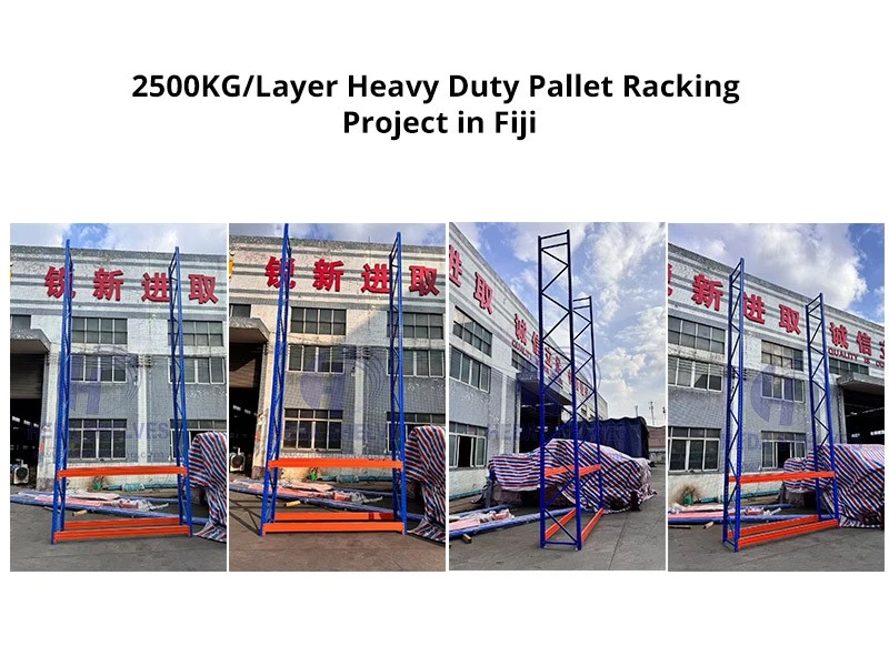 2700x800x7000 MM Pallet Racking System in FIJI 2700x800x7000 MM Pallet Racking System in FIJI