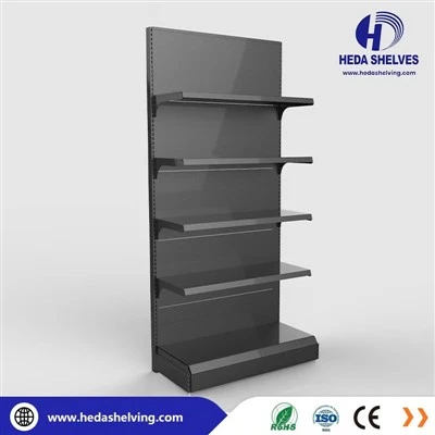 Single Sided Gondola Shelving