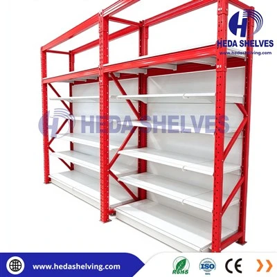 Wall Mounted Warehouse-Style Gondola Shelving