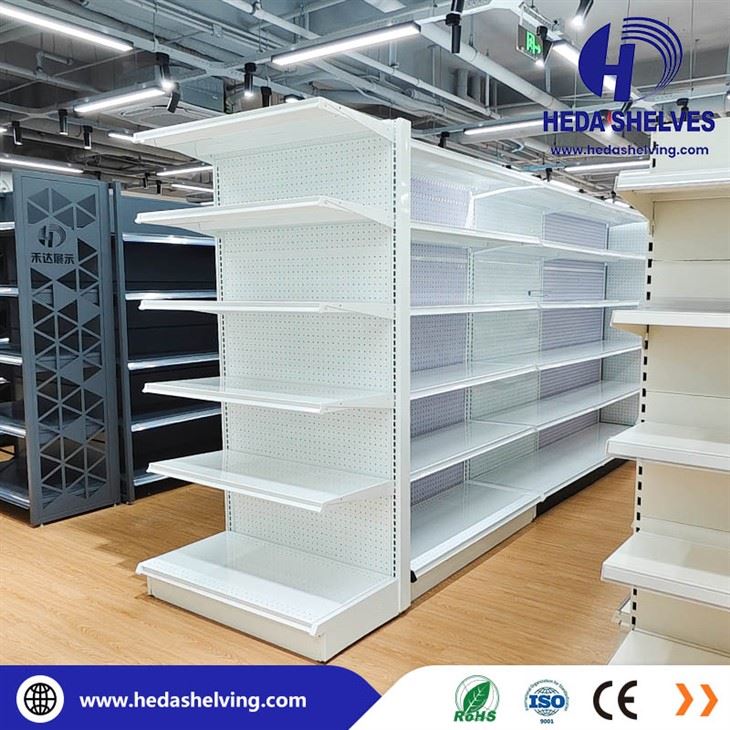 GONDOLA SHELVES-PEGBOARD GONDOLA SHELVES-PEGBOARD
